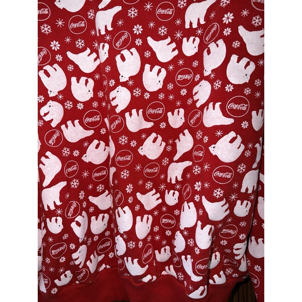 WILDFOX Coca-Cola Winter Coke FIFI Crewneck Sweatshirt~Size L - Picture 2 of 6
